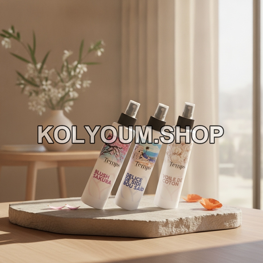 Pack Promo Temps | 4 Sprays Parfums d'Ambiance & Linge pour une Maison Fraîche