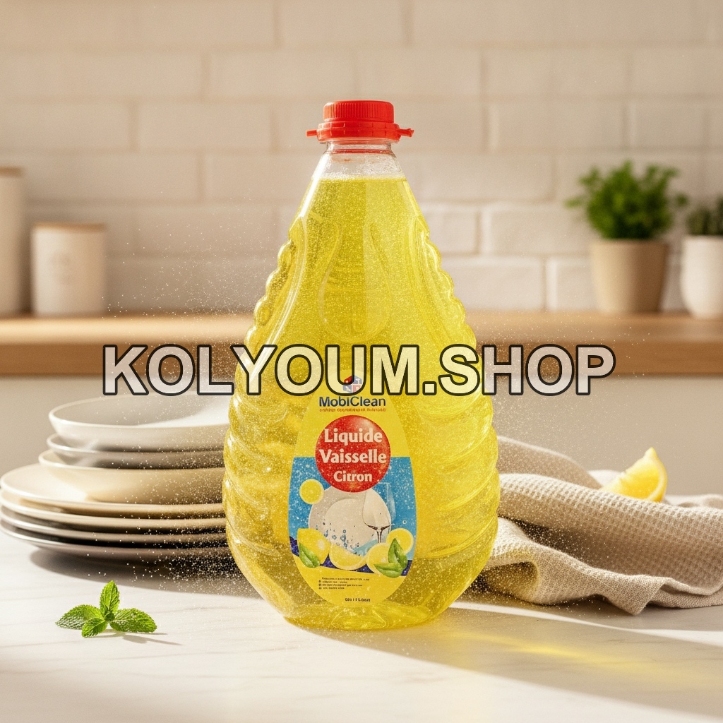 Liquide Vaisselle MobiClean Citron 5L - Éclat & Propreté