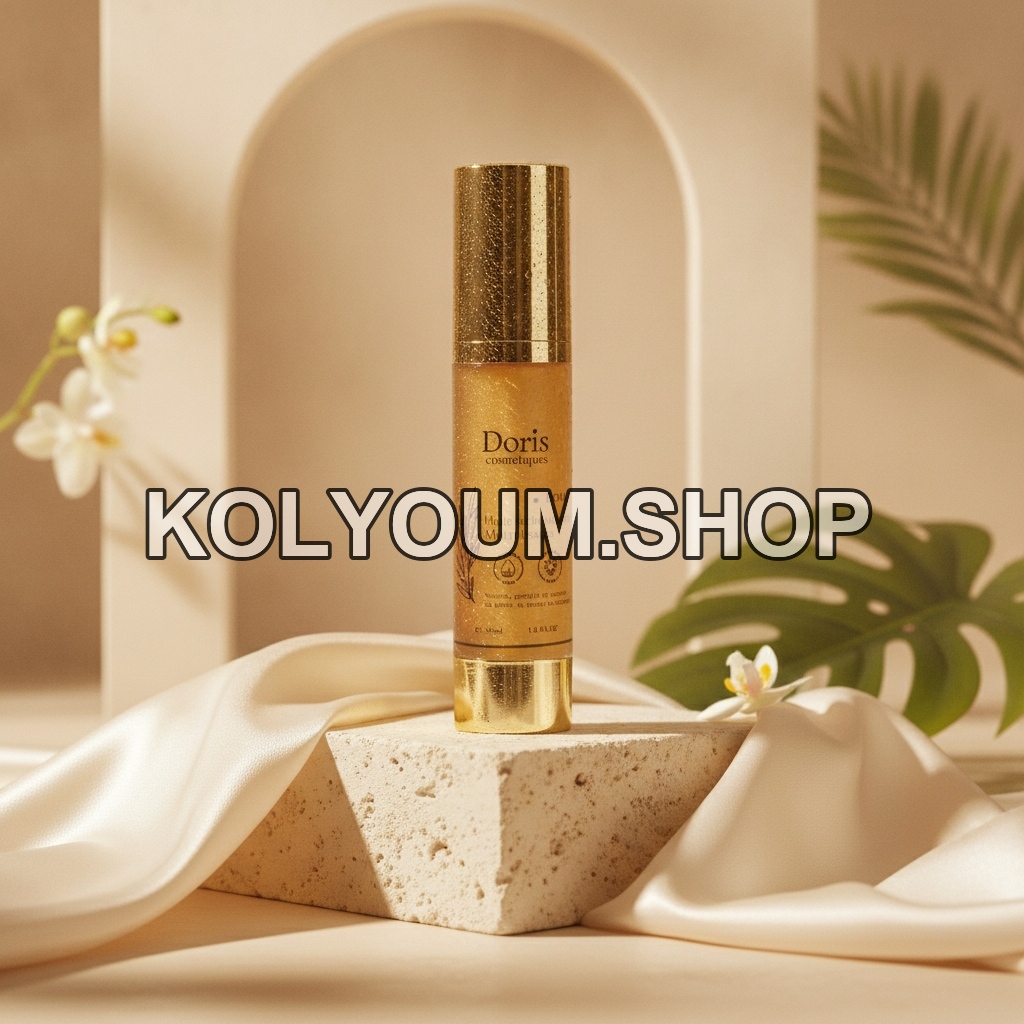 Doris Cosmétiques - Huile Sèche Pailletée Bronze Multi-Usages 50ml