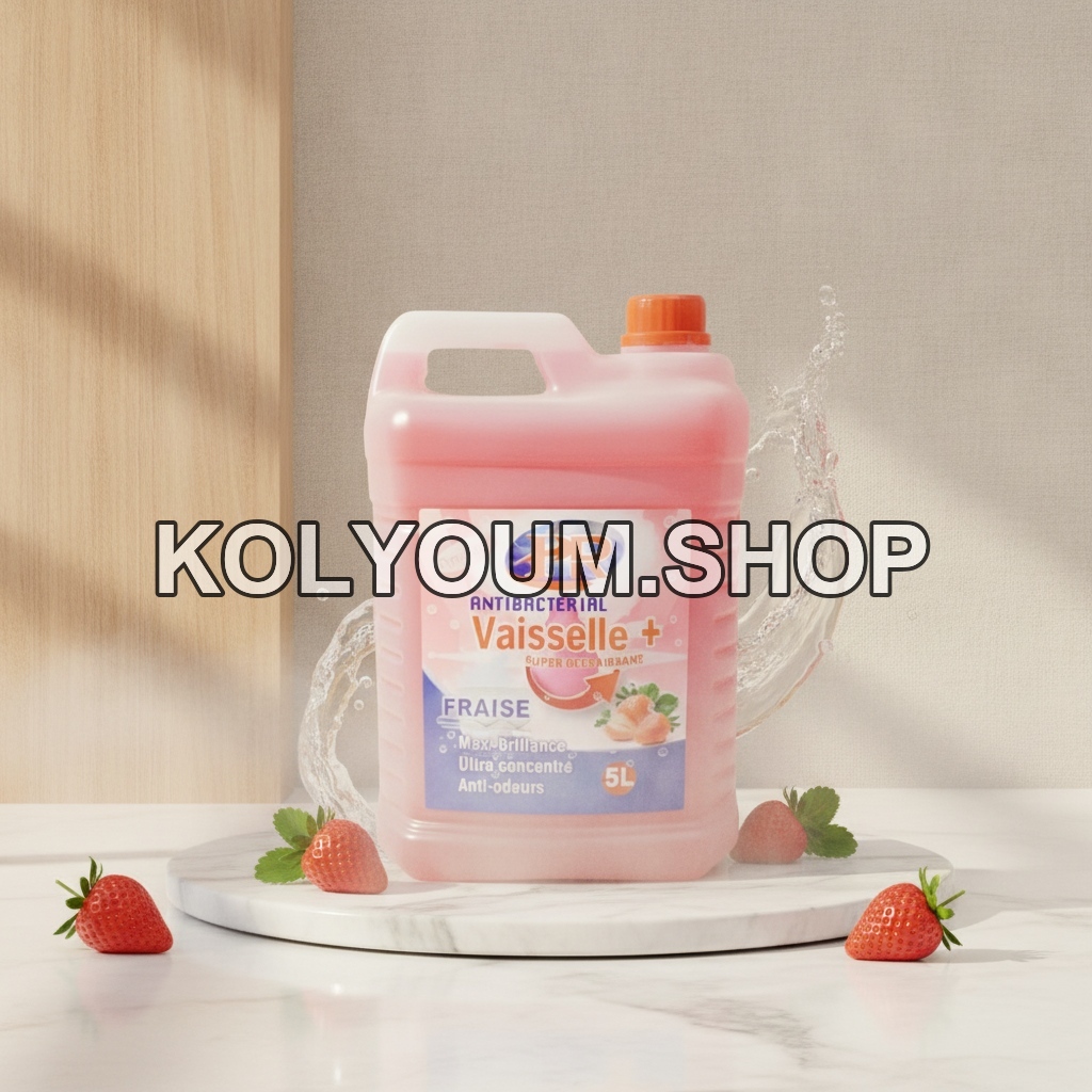 Pack PR Vaisselle + Fraise 10L (2x5L) Super Dégraissant Antibactérien