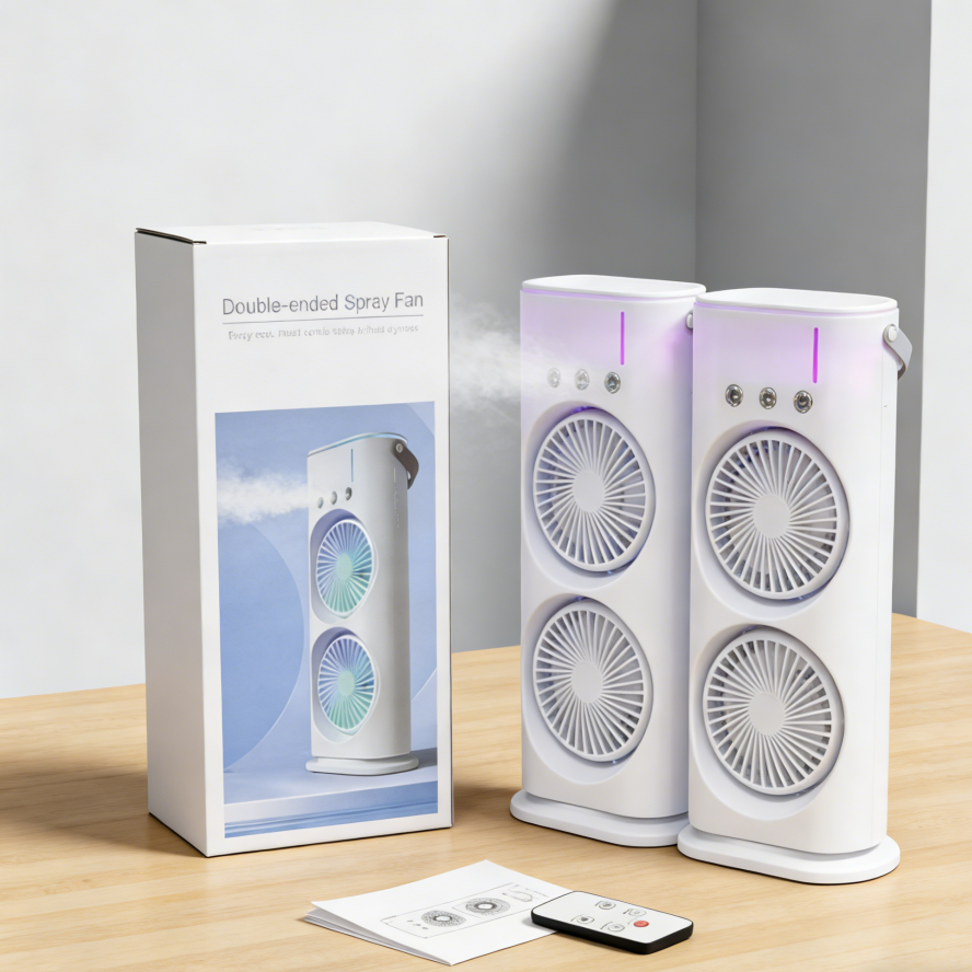 Ventilateur brumisateur portable USB multifonction