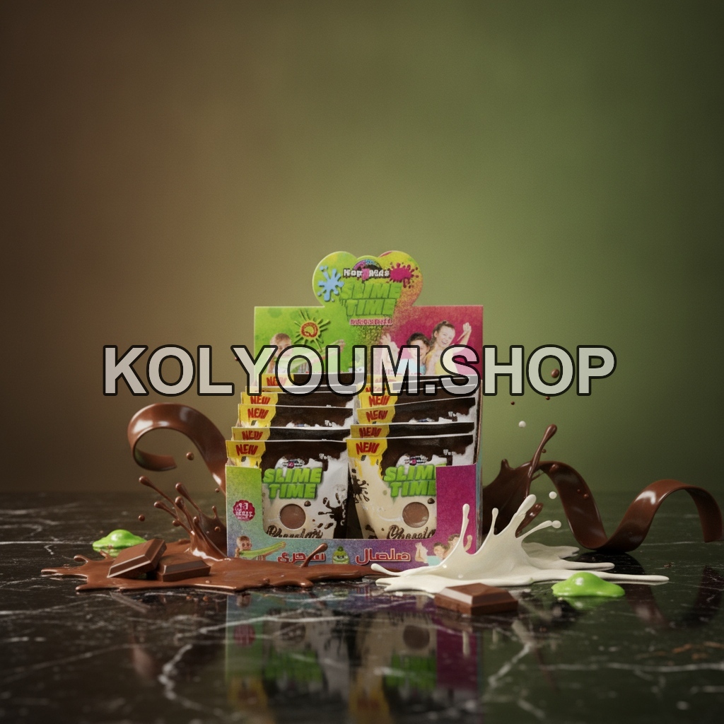 Boîte de 12 Slimes Chocolat Happy Kids - Jeu Sensoriel Créatif 12*230g