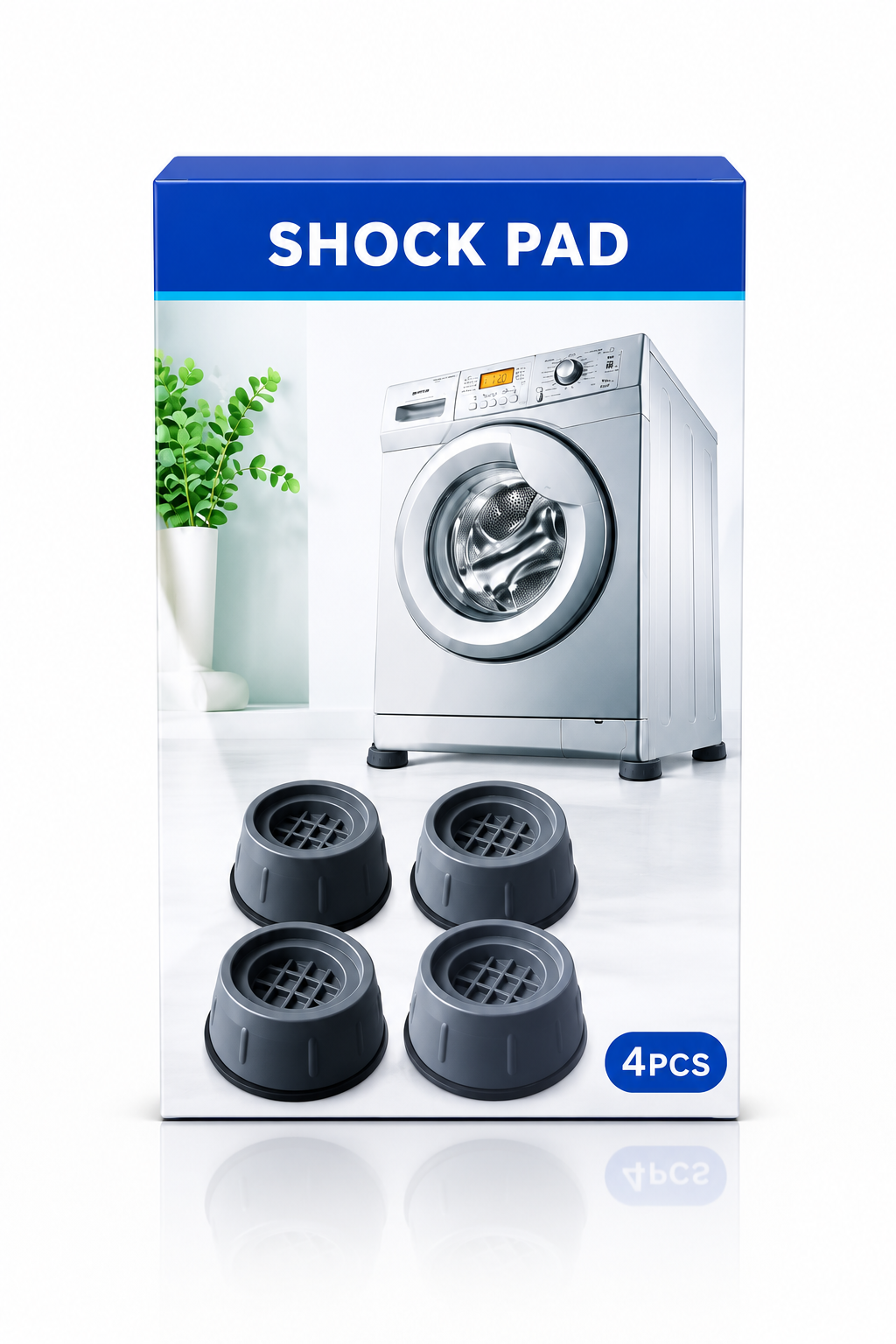 Shock Pad Anti-Vibration 4 Pièces