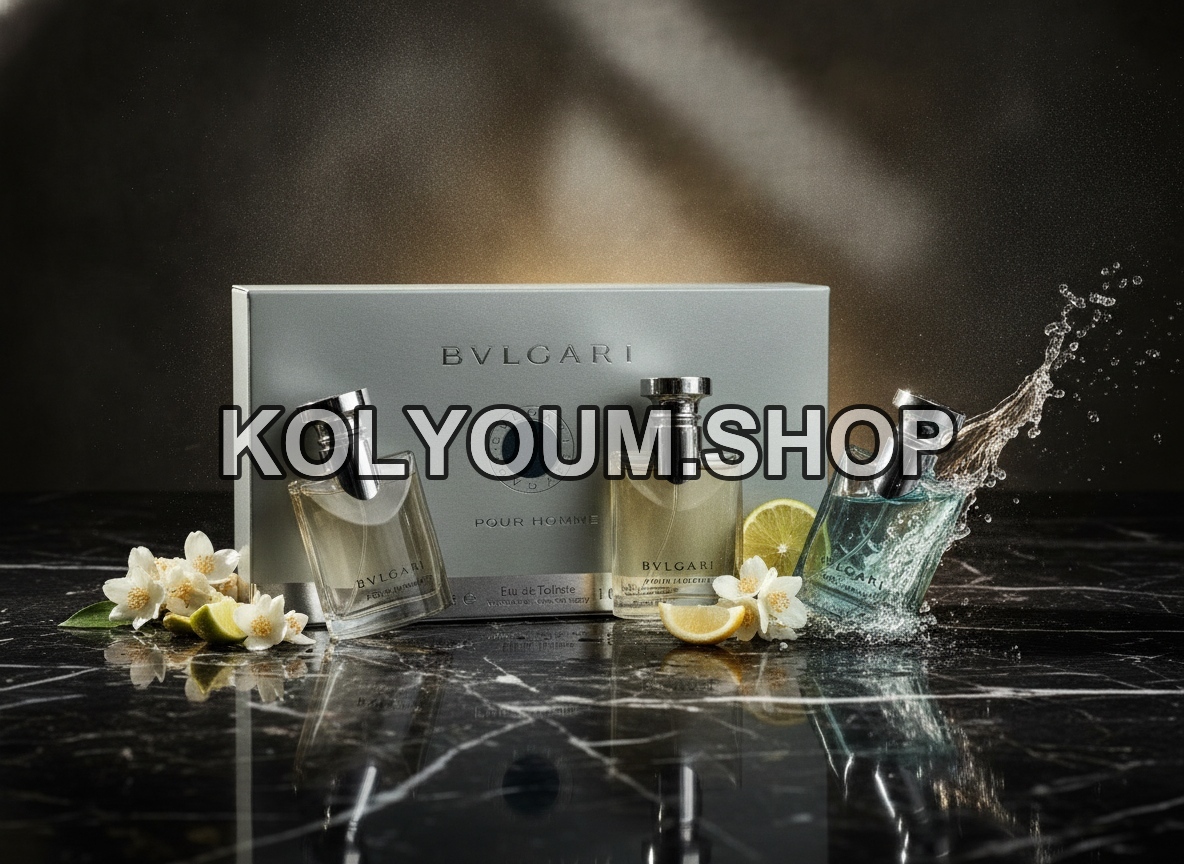 Coffret Parfum Bvlgari Homme - 3 Eaux de Toilette 30ml