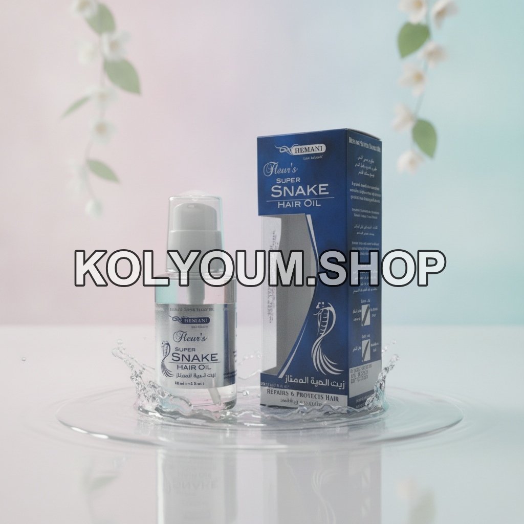 Huile Capillaire Hemani Fleur's Super Snake - Réparatrice & Protectrice (50ml)