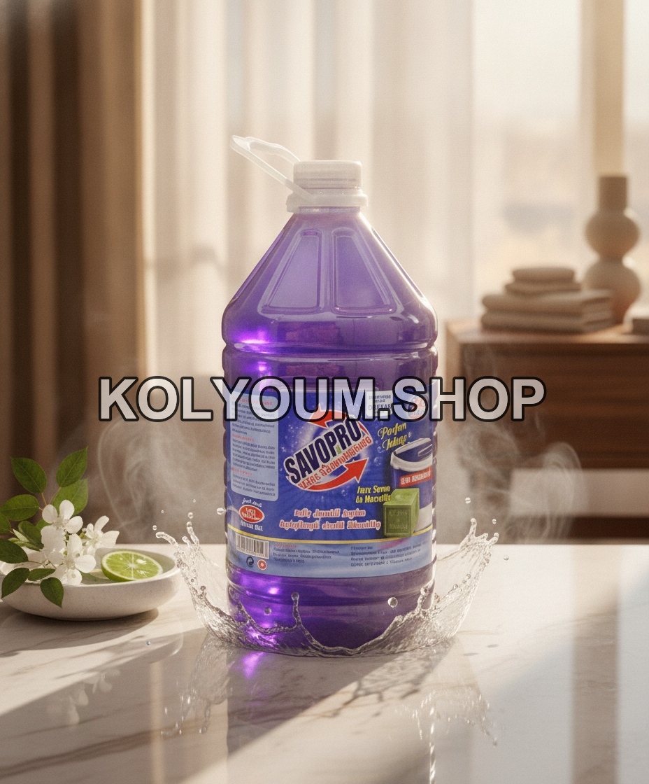 SAVOPRO Savon Liquide Multi-Usages 5L - Parfum Joli - Avec Savon de Marseille