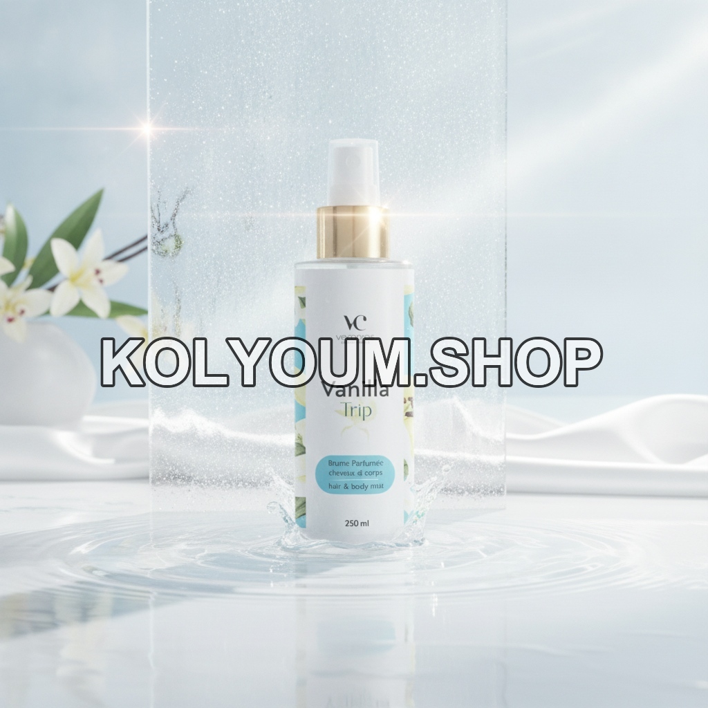 Brume Parfumée Pailletée Corps & Cheveux Veragoos Vanilla Trip 250 ml