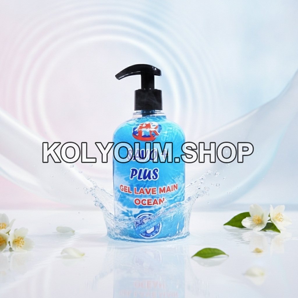 Lot de 6 Gels Lave-Mains Savo+ Parfum Océan - 500ml Chaque