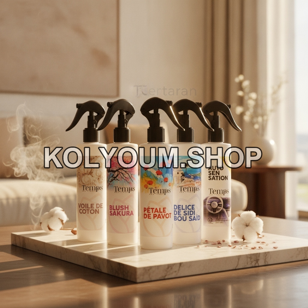 Pack Promo 5 Parfums d'Ambiance, Linge & Voiture Temps | Senteurs Variées